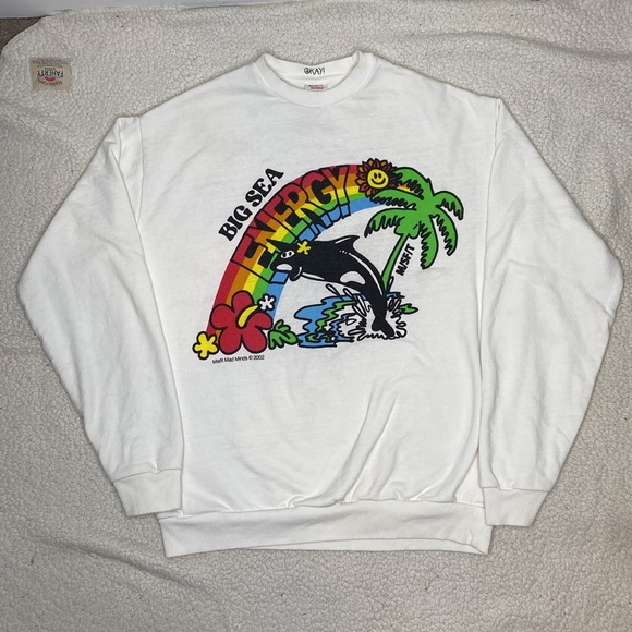Misfit Mad Minds 2002 Big Sea Energy Sweatshirt: Size Small - Picture 1 of 10